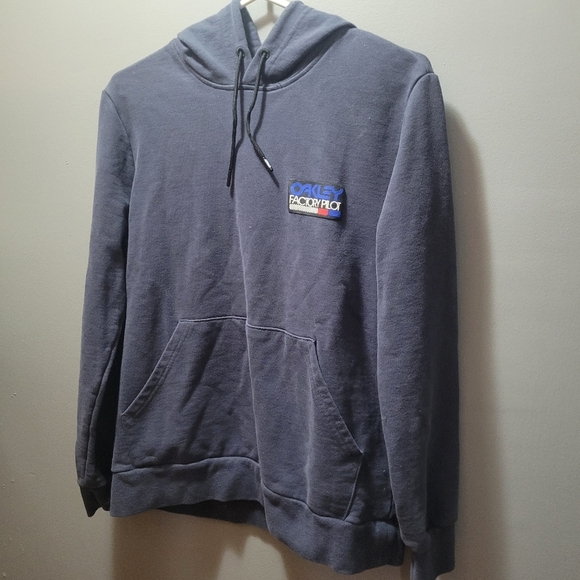 Oakley Factory Pilot Navy Pullover Hoodie M - Picture 1 of 4